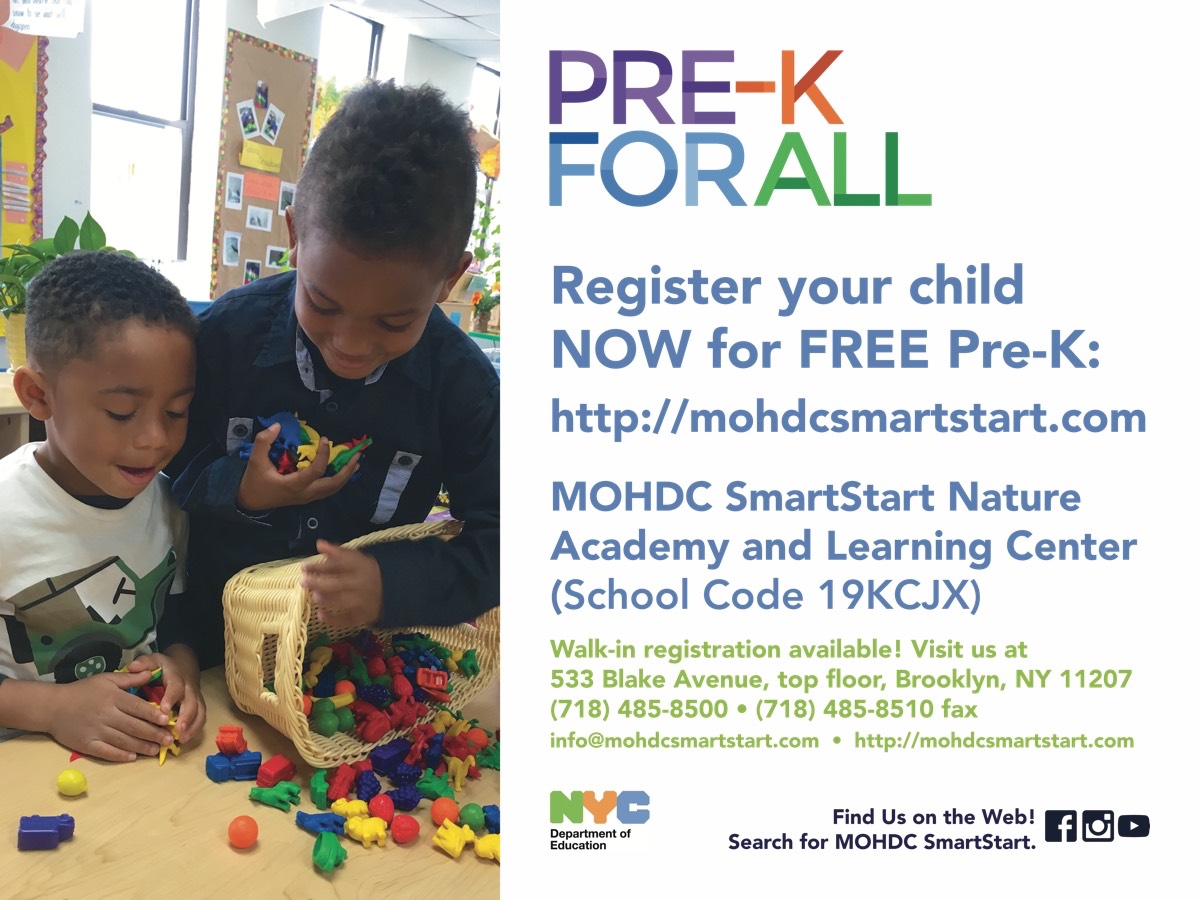 Register Now for the 2017-2018 Preschool Year!