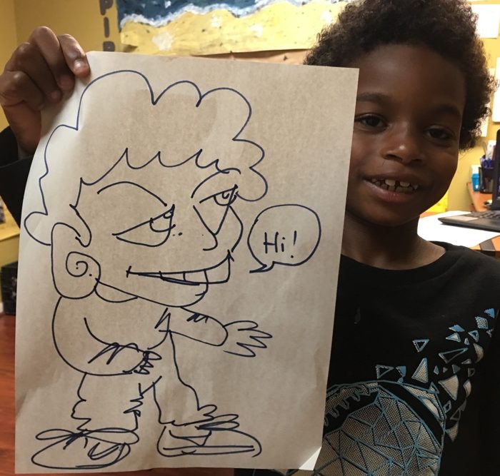 Child with Caricature
